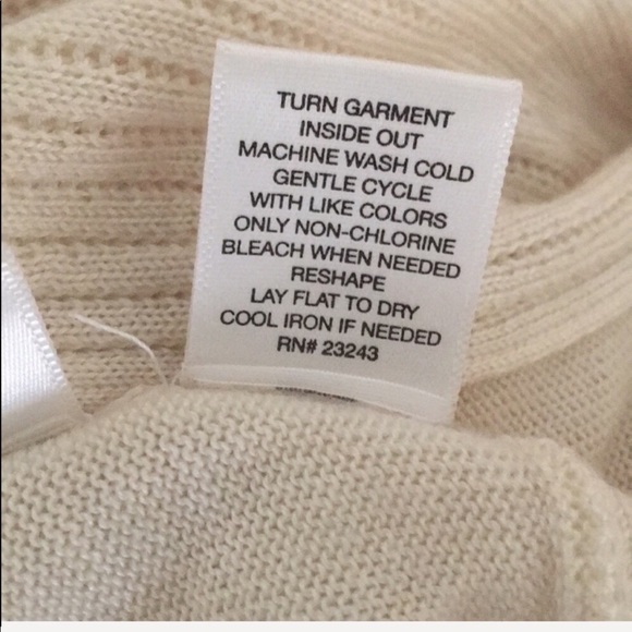 New York & Company Cream Open Cardigan Size L - Picture 4 of 6